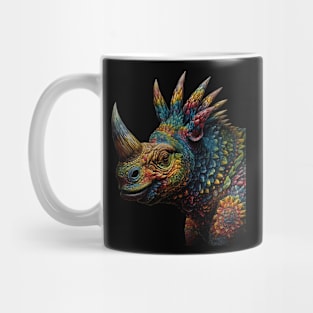 Colorful Horned Dino Too Mug